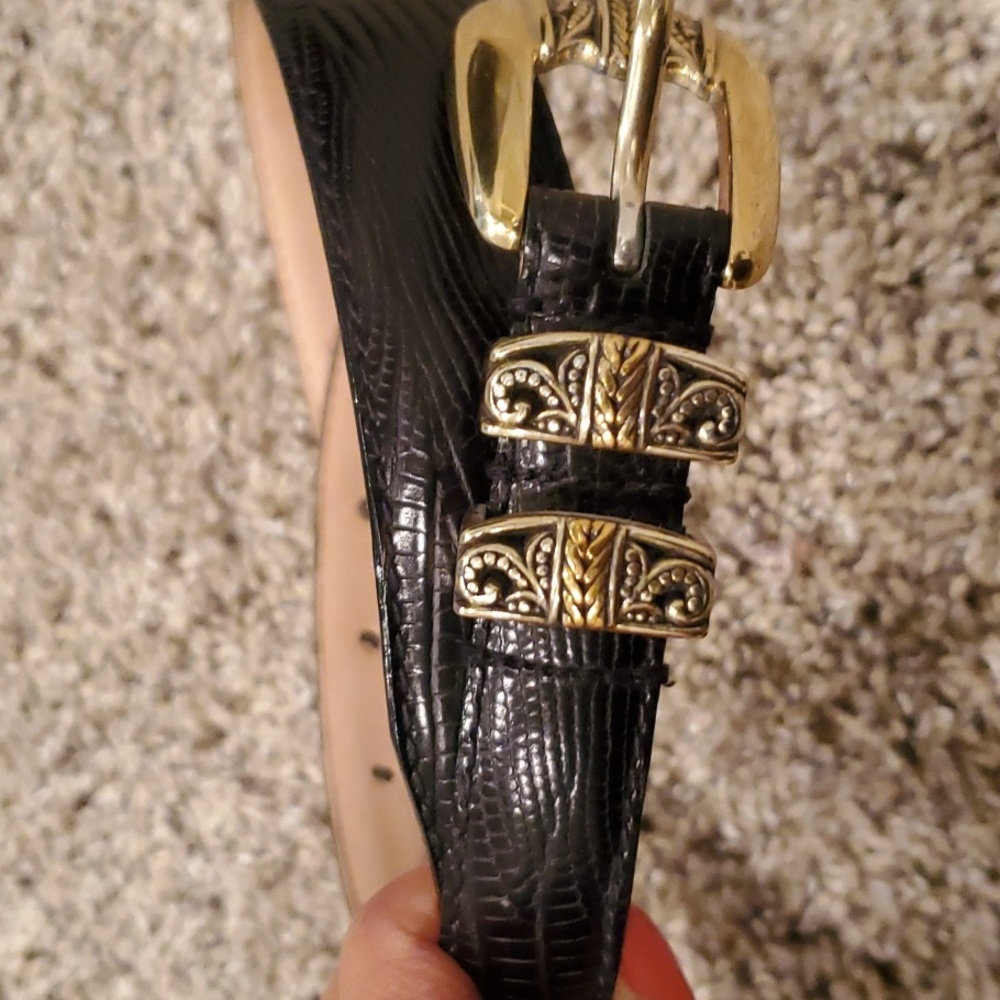 Chic Black and Silver Women's Belt